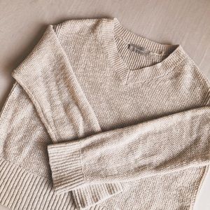 EVERLANE | Cotton Linen V Neck | Small